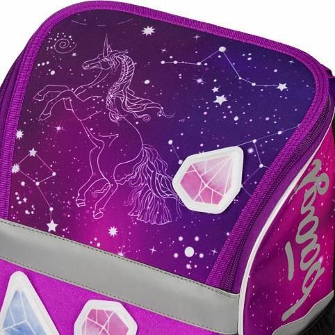BAAGL Školní set 3 Zippy Unicorn Universe - Kreativ: aktovka, penál, sáček - obrázek 12