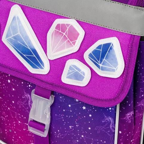 BAAGL Školní set 3 Zippy Unicorn Universe - Kreativ: aktovka, penál, sáček - obrázek 13