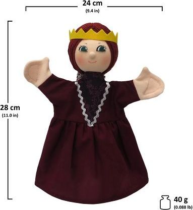 MÚ Brno Královna Isabel 28 cm, maňásek - obrázek 2
