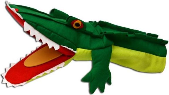 MÚ Brno Krokodýl 42 cm, klapací maňásek - obrázek 1