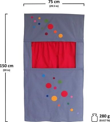 MÚ Brno Divadlo textilní 150x75 cm, tečky - obrázek 3