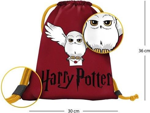 BAAGL Předškolní sáček Harry Potter Hedvika - obrázek 3