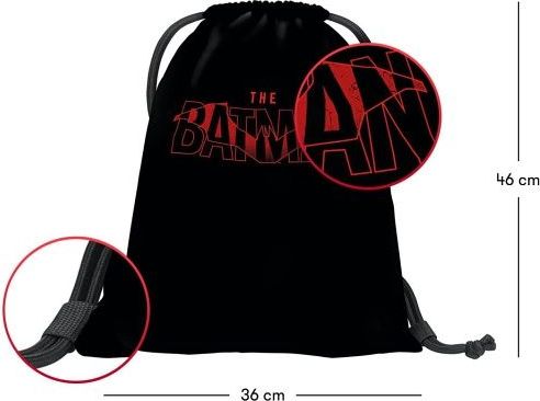 BAAGL Sáček na obuv Batman Red - obrázek 3
