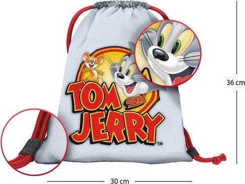 BAAGL Přeškolní sáček Tom & Jerry - obrázek 3