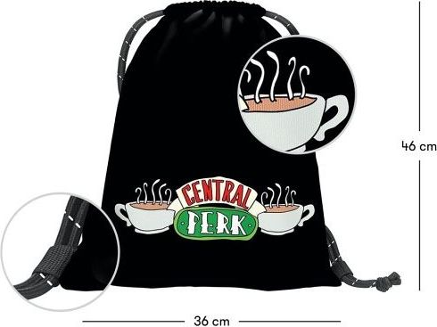 BAAGL Sáček na obuv Friends Central Perk - obrázek 3