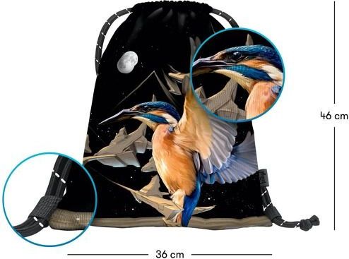 BAAGL Sáček eARTh - Kingfisher by Caer8th - obrázek 3