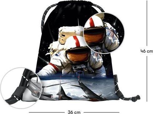 BAAGL Sáček eARTh - Cosmonaut by Caer8th - obrázek 3
