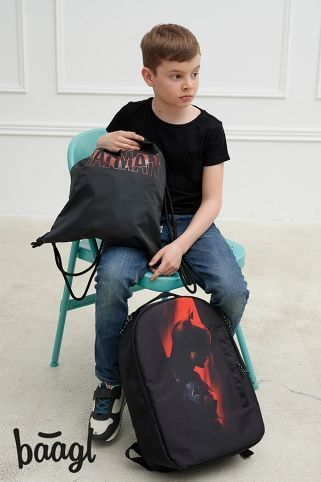 BAAGL Školní batoh eARTh - Batman Red - obrázek 12