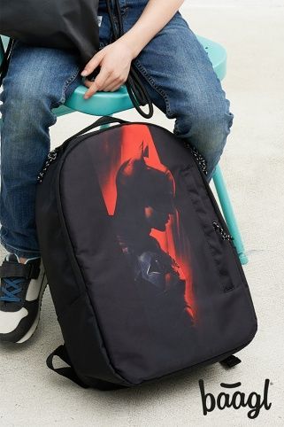 BAAGL Školní batoh eARTh - Batman Red - obrázek 13