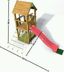 Dětské hřiště Monkey´s Home Eko-Line Tom plus - obrázek 2
