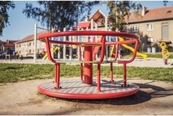 Kolotoč na sezení KO140K (průměr 1,4 m) - celokovový - obrázek 2