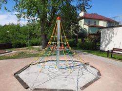 Lanová pyramida PY825K (v.p. 1 m, s 8-mi napínacími zámky) - obrázek 4
