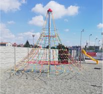 Lanová pyramida PY845K (v.p. 1 m, s 8-mi napínacími zámky) - obrázek 2