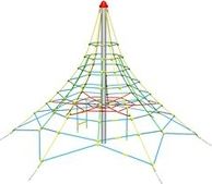 Lanová pyramida PY635K (v.p. 1 m, se 6-ti napínacími zámky) - obrázek 1
