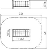 Lanová lávka LL102K - celokovová (v.p. 1 m) - obrázek 2