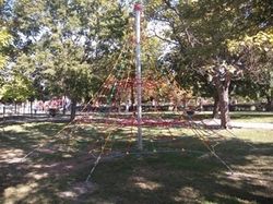 Lanová pyramida PY855K (v.p. 1 m, s 8-mi napínacími zámky) - obrázek 3
