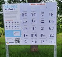 Informační tabule s provozním a cvičebním plánem pro workout IW100K - obrázek 4