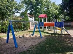 Řetězová dvojhoupačka RH210KB - modrá - obrázek 3