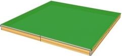Plachta na zakrytí pískoviště 4x4 m PZ440K - obrázek 1
