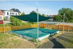 Plachta na zakrytí pískoviště 4x4 m PZ440K - obrázek 2