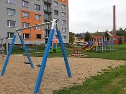 Řetězová dvojhoupačka RH210KB - modrá - obrázek 3