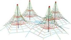 Lanová čtyřpyramida PY164K (v.p. 1 m) - obrázek 1