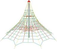 Lanová pyramida PY855K (v.p. 1,5 m, s 8-mi napínacími zámky) - obrázek 1