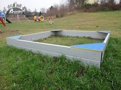 Pískoviště 2x2 m PI220K - celokovové - obrázek 2