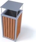 Odpadkový koš se stříškou OK010 - obrázek 1