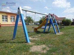 Řetězová houpačka se skluzavkou RH150K - celokovová (v.p. 1 m) - obrázek 3