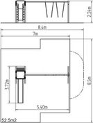 Řetězová dvojhoupačka se skluzavkou RH250D (v.p. 1,5 m) - obrázek 4