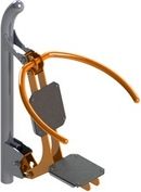 Fitness prvek FP-001SO Posilovací stroj na ramena - oranžová - obrázek 1