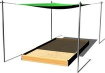 Zastínění pískoviště posuvné 4x2 m ZP421 - obrázek 1