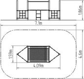Lanová loď LP150KB - modrá (v.p. 1 m) - obrázek 2