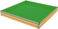 Plachta na zakrytí pískoviště 2x2 m PZ220K - obrázek 1