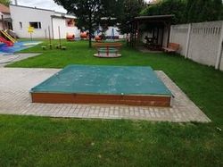 Plachta na zakrytí pískoviště 2x2 m PZ220K - obrázek 3