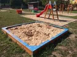 Sedáky na celý obvod pískoviště 3x3 m SP330KB - modrá - obrázek 3