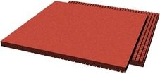 Pryžová dlažba 1000x1000x45 mm (rastr 28 mm, červená) - obrázek 1