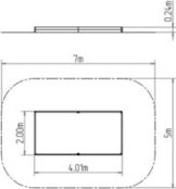 Pískoviště 4x2 m PI420K - celokovové - obrázek 2