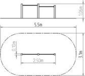 Dvojhrazda HR201KW - hnědá (v.p. 1 m) - obrázek 2