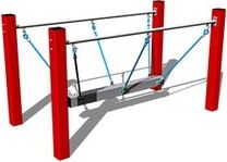 Lanová lávka LL101KR - červená (v.p. 1 m) - obrázek 1