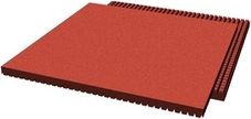 Pryžová dlažba 500x500x25 mm (rastr 15 mm, červená) - obrázek 1
