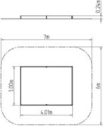 Pískoviště 4x3 m PI430K - celokovové - obrázek 2