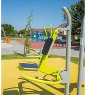 Fitness prvek FP-005SL Posilování hrudníku - limetková - obrázek 3