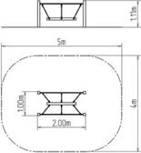 Lanová lávka LL101KW - hnědá (v.p. 1 m) - obrázek 3