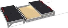 Pískoviště s posuvným krytem 2x2 m PK220KS - stříbrná - obrázek 1
