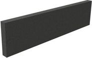 Pryžový obrubník 1000x250x50 mm (černý) - obrázek 1