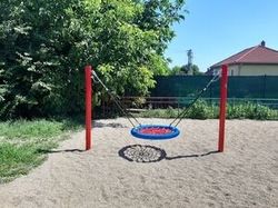 Řetězová houpačka Hnízdo MINI RH160KR - červená - obrázek 3