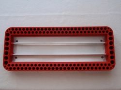 Houpačka sedák aluminium červená - obrázek 2
