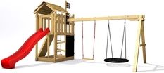 Dětské hřiště Monkey's Home Malý pirát Red - obrázek 2